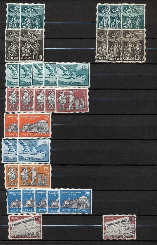 VATICAN 1950s/60s MNH Used Religion Art  (Appx 200) MT45