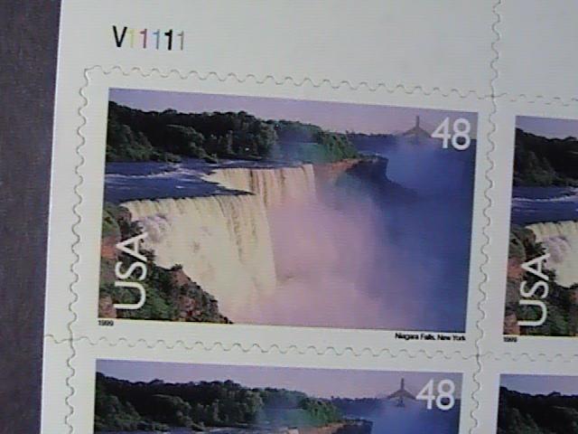 U.S.# C133-MNH-PANE OF 20--SCENIC AMERICAN LANDSCAPES/NIAGRA FALL-AIR-MAIL-2001