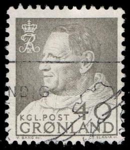 Greenland #57 Frederick IX; Used (0.55)