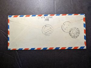 1949 Registered Aden Airmail First Day Cover FDC to Fort Bombay India