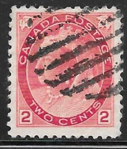 Canada 77: 2c Victoria, single, used, F-VF