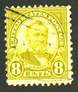 U.S. #589 USED