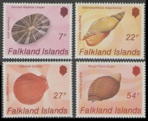 1986 Falkland Islands 440-443 Marine fauna - Sea Shells 12,00 €