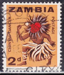 Zambia 6 USED 1964 Chinyau Dancer