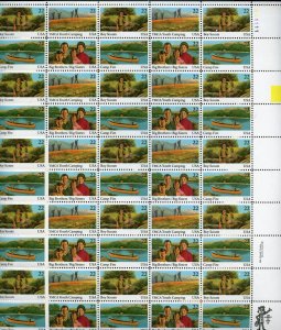 UNITED STATES SCOTT #2160/63 SCOUTS, BIG BROTHERS ETC COMPLETE SHEET MINT NH