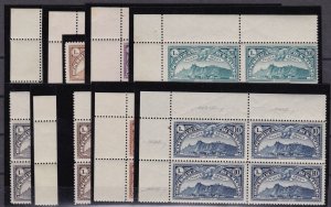 1931 SAN MARINO Aerial View of San Marino Air Mail n. 1/10 10 values in RARE ...