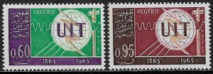 Algeria #339-40 MNH Set - ITU