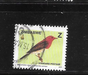 ZIMBABWE SC# 978 2005 Z ISSUE BIRD  DEFINITIVE POSTALLY USED XF RECENT  STAMP