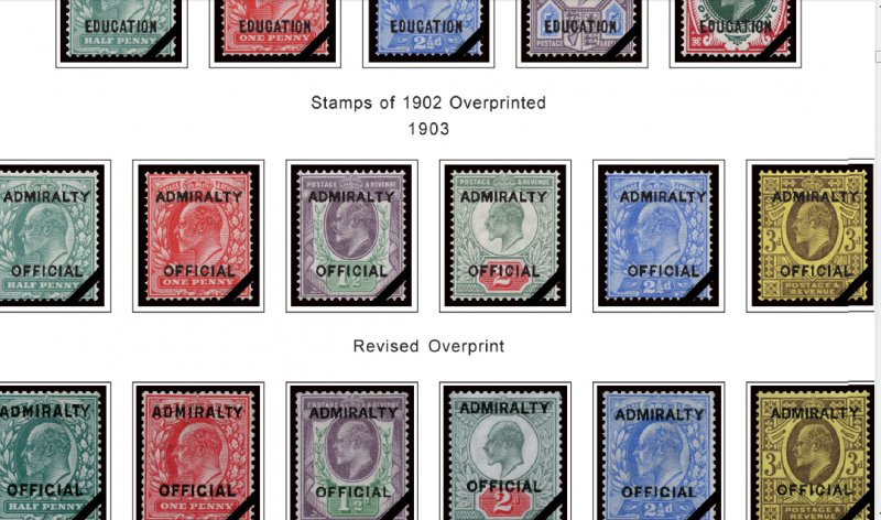 File:Postage stamp album pages - GB stamps.jpg - Wikimedia Commons