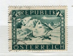 AUSTRIA; 1946 early Landscapes issue fine used 2s. value