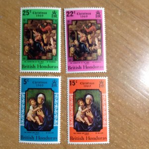 British Honduras  # 247-50  MNH