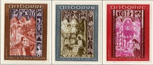 FRENCH ANDORRA 192-4 MH SCV $3.25 BIN $1.50 RELIGION