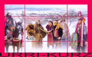 MOLDOVA 2011 Christmas Folk Traditions Holidays s-sheet Mi Bl.59(778) MNH