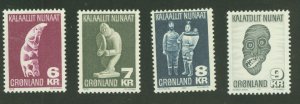 Greenland #102-105  Single (Complete Set)
