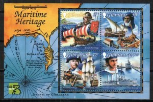 Gibraltar Stamp 801a  - Maritime Heritage