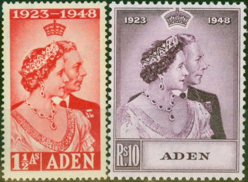 Aden 1949 RSW Set of 2 SG30-31 Fine MNH