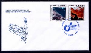 Costa Rica C780-C781 U/A FDC