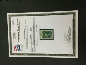 MOMEN: US STAMPS #424 MINT OG NH PSE GRADED CERT XF-SUP 95