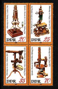 East Germany [DDR]-Sc#2127a -unused NH set-Optical Instruments-1980-