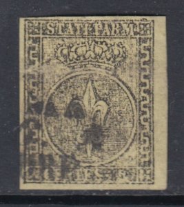 ITALY Ancient Ducates PARMA 1852 - n.1d Variety with 5 missing cv 2800$