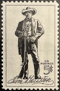 Scott #1242 1964 5¢ Sam Houston MNH OG VF