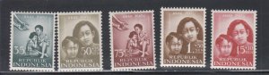 Indonesia # B109-114, Children needing Help, Mint  NH, 1/2 Cat.