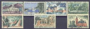 FRANCE 1007-13 USED  1961 VIEWS