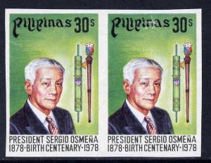 Philippines 1978 Birth Centenary of  Sergio Osmena 30s im...