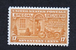 Scott E18  unused OG  hinged  single Special Delivery