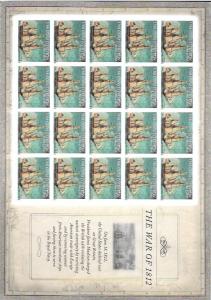 US #4703 MNH Sheet.  The War of 1812.  Ship - USS Constitution