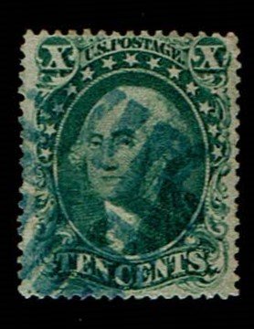 Scott #31 VF-used.  With 2013 PSAG certificate. SCV - $1.050.00. A showpiece