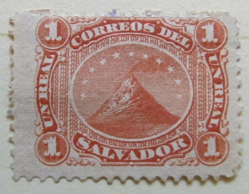 A6P39F221 Salvador 1897 1r mint no gum