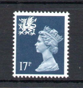 17p WALES REGIONAL UNMOUNTED MINT WITH PHOSPHOR OMITTED Cat £18