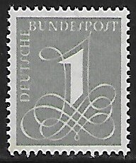 Germany # 737 - Numeral 1pf - MNH.....{KBl3}