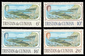 Tristan da Cunha 1967 Scott #104-107 Mint Never Hinged