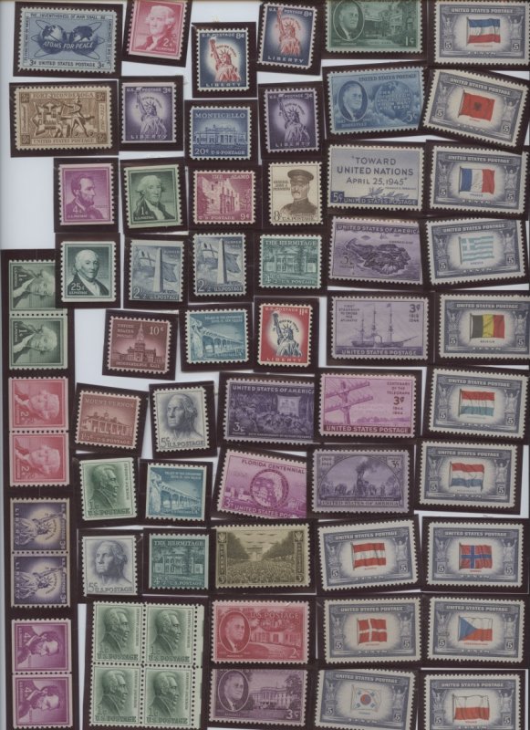 U.S. #Mint/Used Collection of Stamps Mixed Condition 