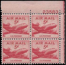 Scott C33 5c US Airmail DC-4 Skymaster PB/4 1947 Mint NH