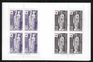 France B496a 1976 Red Cross Booklet MNH