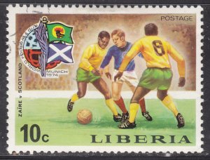 Liberia 678 World Cup Soccer 1974