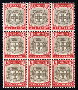 Jamaica 1903 1d Grey&Carmine SERET ERROR SG 34a, Sc 34b, UMM/MNH Cat £55+($72)