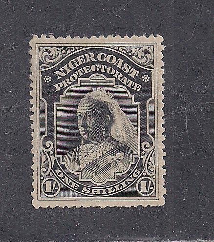 NIGER COAST PROT. SC# 48   VF/MOG