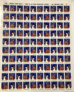 Christmas Seals from 1963 - Full MNH sheet of 100