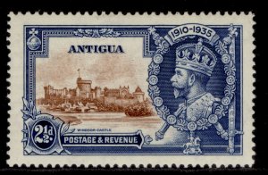 ANTIGUA GV SG93, 2½d brown & deep blue SILVER JUBILEE, M MINT.