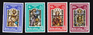 Gibraltar # 334-337, Christmas, Mint NH, 1/2 Cat.