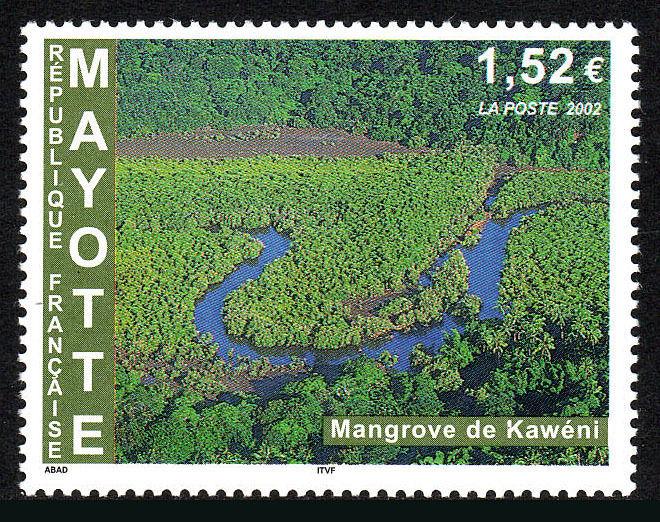 Mayotte 176 , MNH Kaweni Manglar Pantano, 2002