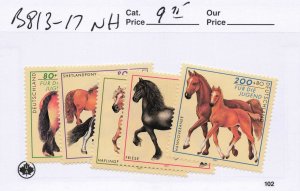 GERMANY  B813-17   MNH   below face value