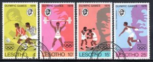 Lesotho - 1976 Olympic Games Set Used SG 310-313