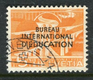 SWITZERLAND; 1930s-40s BUREAU INTERNATIONAL Optd issue used 5c. value