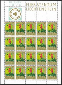 LIECHTENSTEIN (80) All different Sheets of stamps ALL Mint Never Hinged