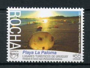 Uruguay 2017 MNH UPAEP Rocha Playa La Paloma 1v Set Tourism Landscapes Stamps